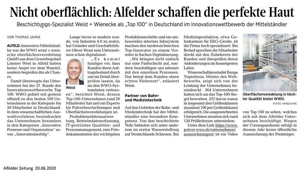 Nicht oberflächlich: Alfelder schaffen die perfekte Haut