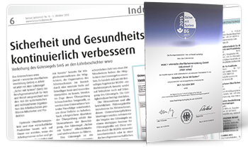 Verleihung des Gütesiegels SmS