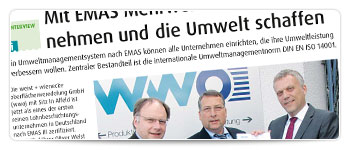 Mit EMAS Mehrwert für das Unternehmen und die Umwelt schaffen