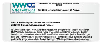 Ausbau des Unternehmens